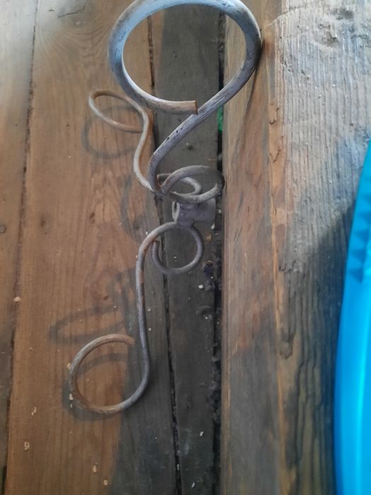 Metalowy stojak na choinkę prl