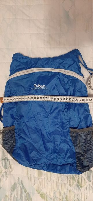 Niebieski mini plecak