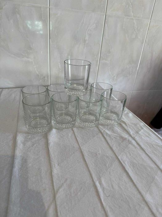 Conjunto de copos de vidro