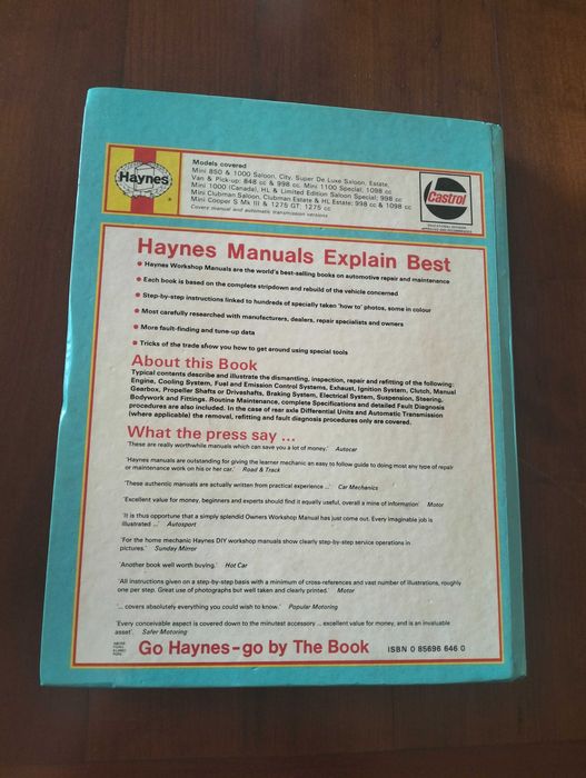 Haynes - Mini ( Manual técnico Cooper incluído)