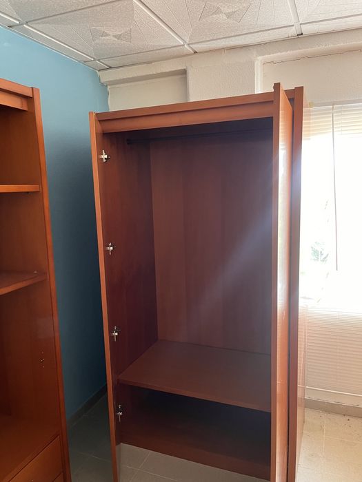 Armario madeira escura