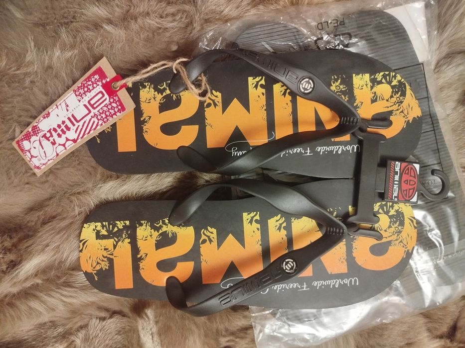 Klapki Animal Orginalne z Londynu