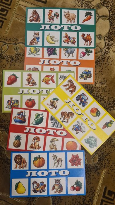 Лото картинки детское