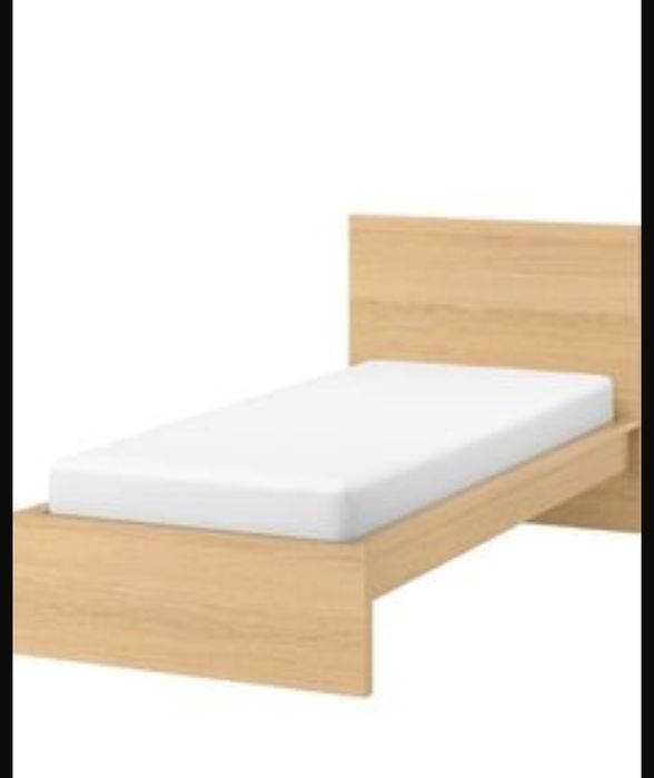Łóżko ikea Malm.  90x200