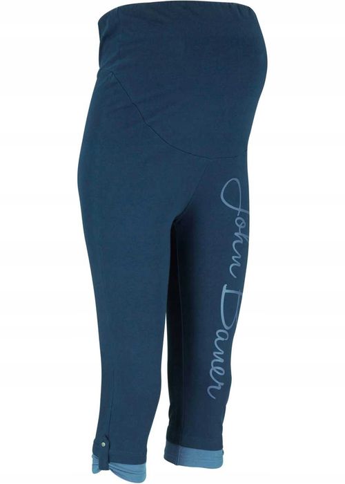 B.P.C legginsy 3/4 ciążowe z nadrukiem 32/34.