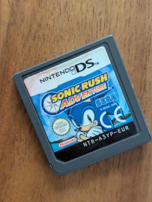 Sonic Rush Adventure - Nintendo DS cartridge