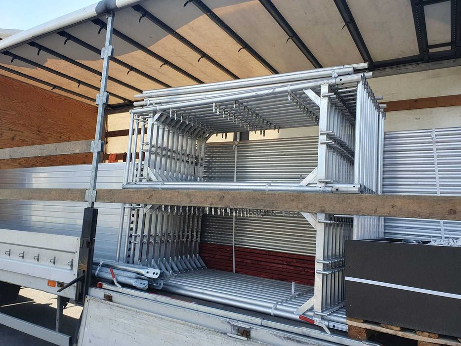 Rusztowanie elewacyjne 155m2 typ Plettac P70 nowe PROMOCJA