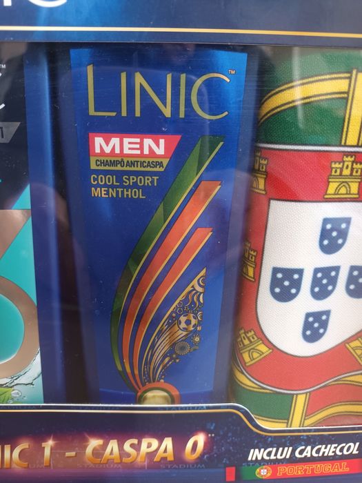 Conjunto de shampôs publicitários à Selecção de Portugal