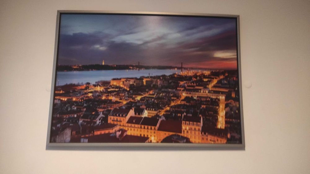 Quadro LISBOA à noite