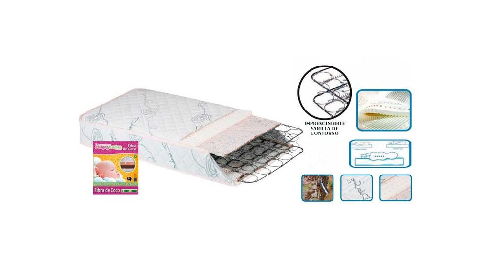 Colchão qualidade para berço/cama de grades 60x120