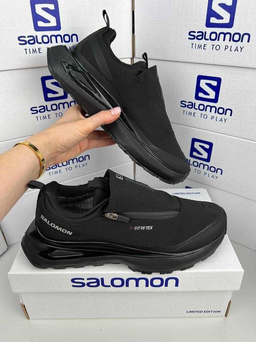 ТОП! Salomon Odyssey Advanced (Gore-Tex) Black/White 40 41 42 43 44 45