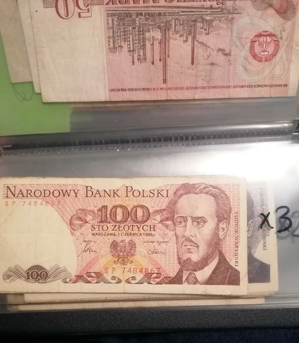 Banknoty polskie 42 sztuki