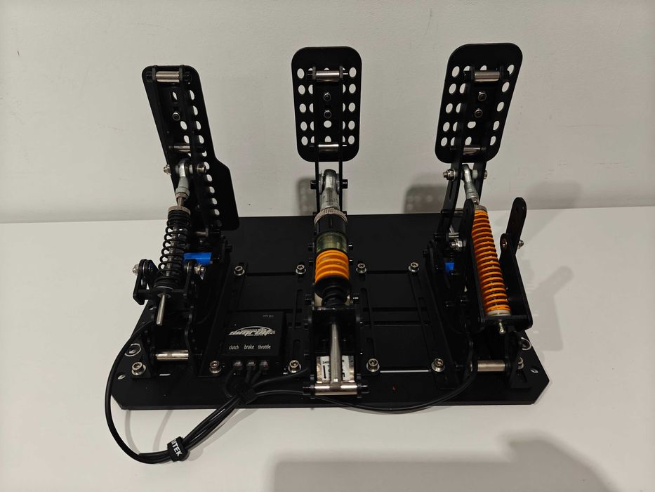 Pedały Simracing SIMRUITO 3-Pack (HE Clone) - Loadcell + hydraulic ROD