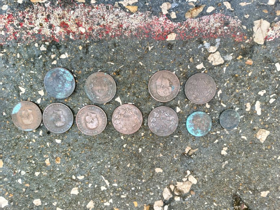 Moedas de 1882,83,84,85,91,92,93,94