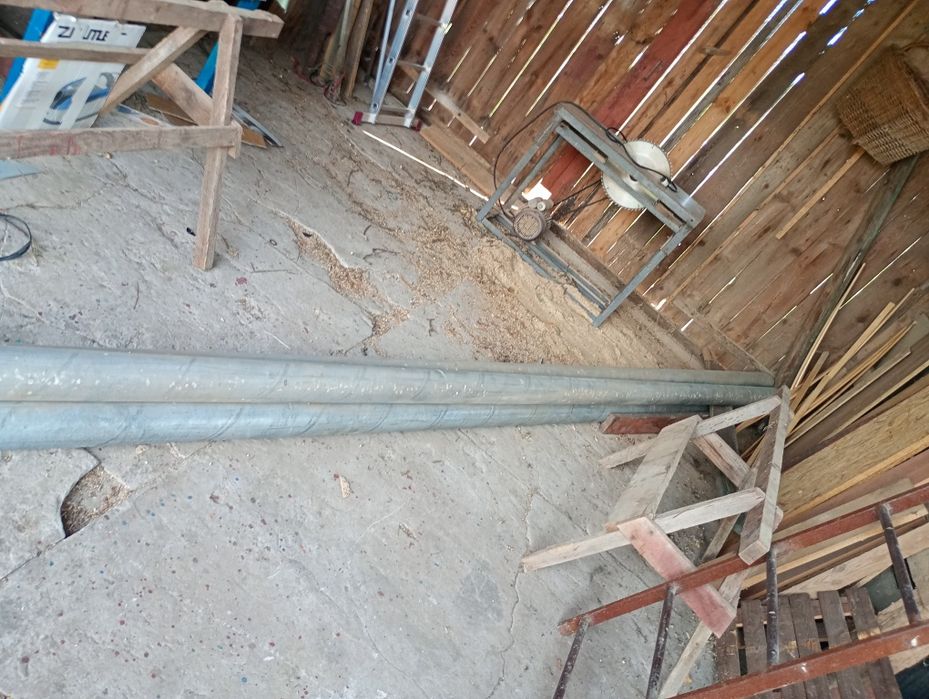 Rury fi 100 Gr.4,5mm ocynkowane 6m 3szt