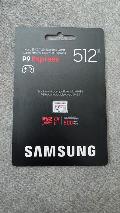 Karta pamięci Samsung P9 MB-MK512T EXPRESS microSDXC 512GB - Nitendo Switch 2