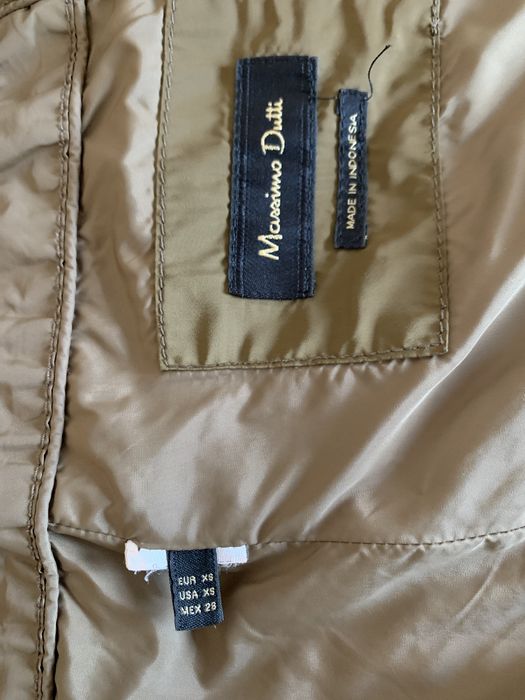 Kurtka przejściowa damska Massimo Dutti brązowo-złota r. XS