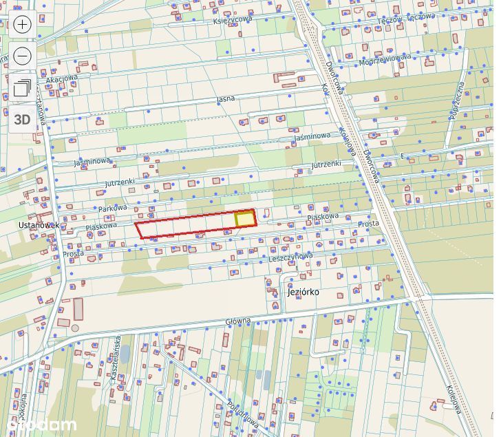 działki budowlane Jeziórko-Ustanówek ul.Piaskowa, 3x 1114 m², 1x 1270 m² - Widok 6