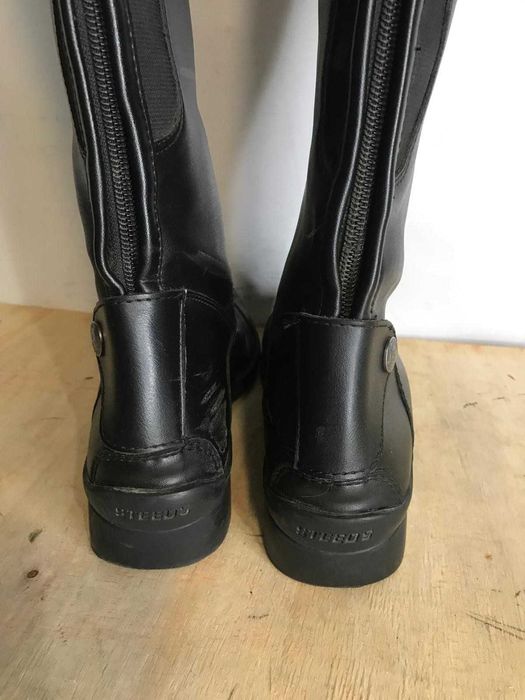 308.39. Oficerki Steeds Tender roz: 39 Slim, łyd: 34-36cm, wys: 44cm