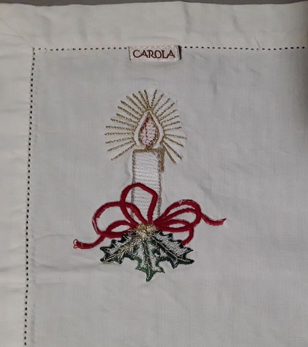 Pano para tabuleiro ou individual de Natal