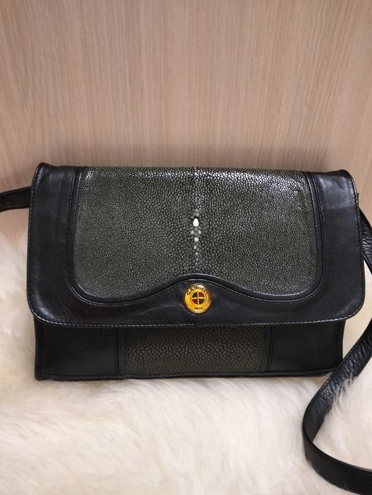 Розкішна сумка Gangidi  шкіра ската