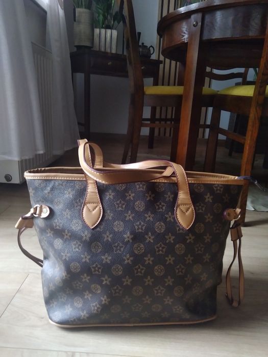 Duża torebka - wzór LV, nowa.