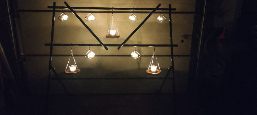 Stojak na kwiaty, świece. Kwietnik. Pergola. Grill