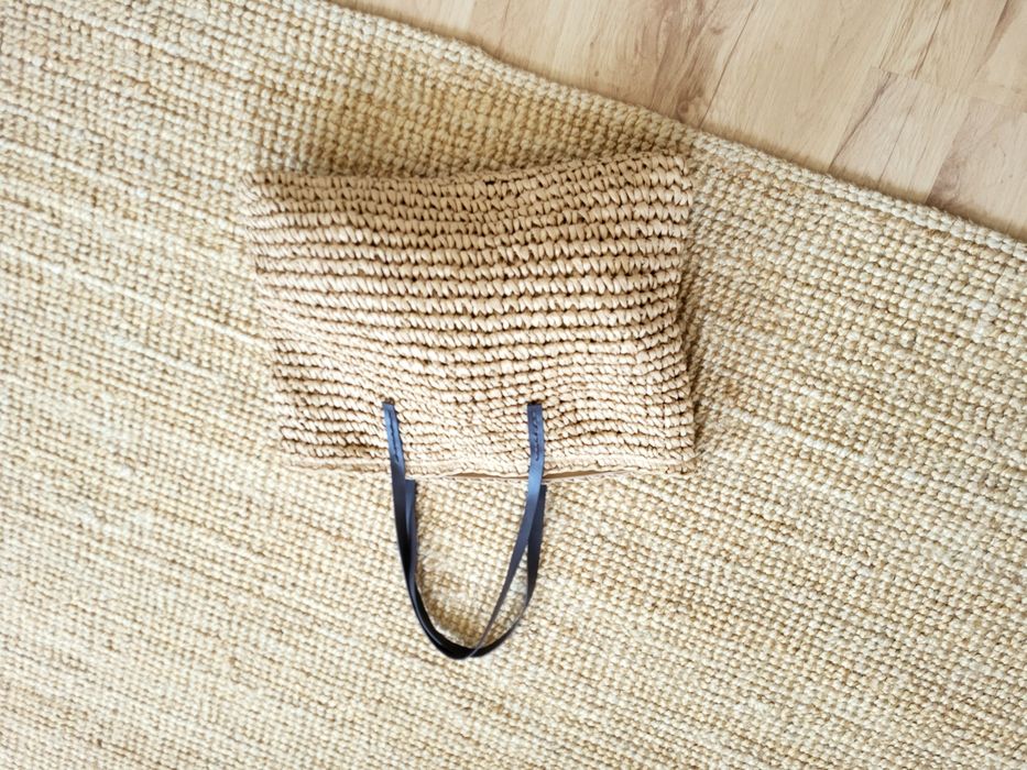 Torba plażowa,naturalna 45x35 NOWA