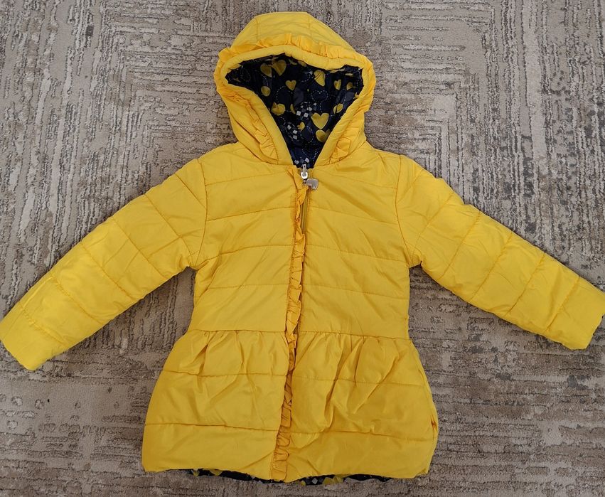 Двостороння демісезонна курточка для дівчинки 2-3р