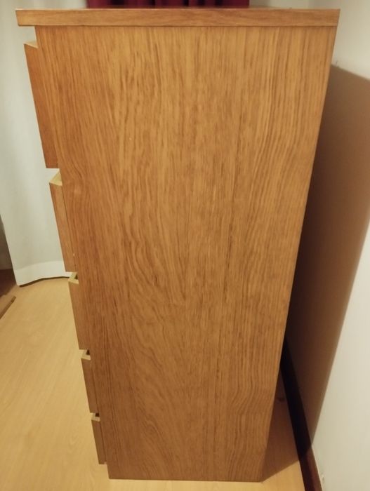 Cómoda malm com 6 gavetas Ikea
