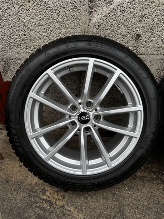 Koła Zimowe R17 5x112 Audi A5 A4 B8 B9 A6 C6 Opony 225/50/17 24r. 22r.