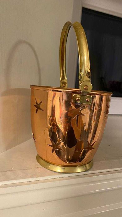 Ведро для льда медное