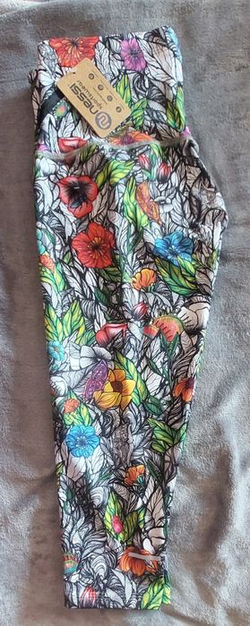 Legginsy nessi 3/4 do biegania S/M