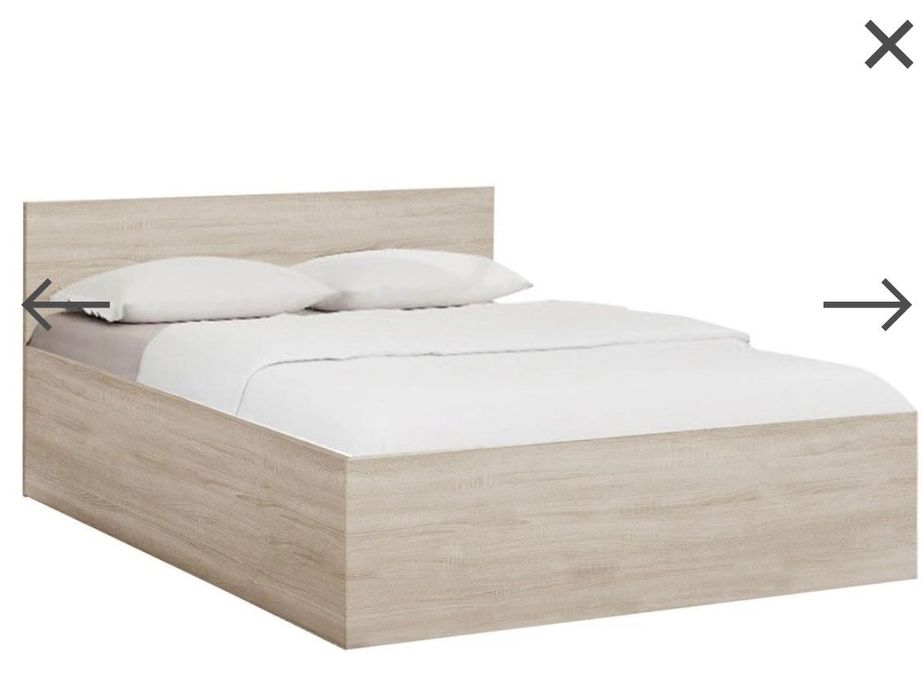 ŁÓŻKO Sofia 120x200 cm, dąb Sonoma - bez materaca