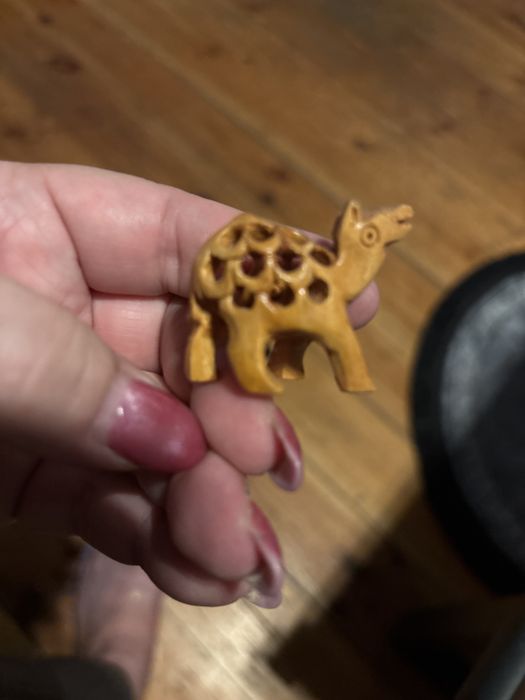 Figurka drewno azurowe
