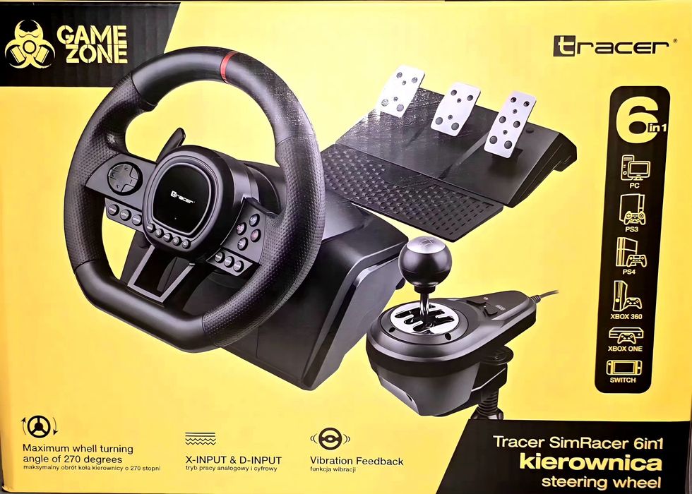 NINTENDO Switch Oled / Gry / Kierownica  / Zestaw na prezent!