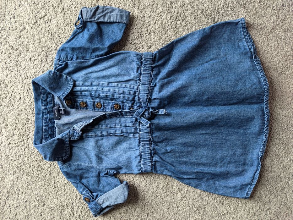 Sukienka jeansowa 80