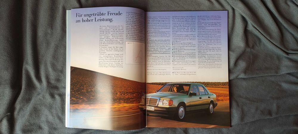 Prospekt Mercedes W124