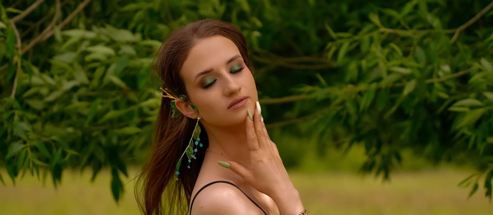 Кафа на вухо, сережка одинарна