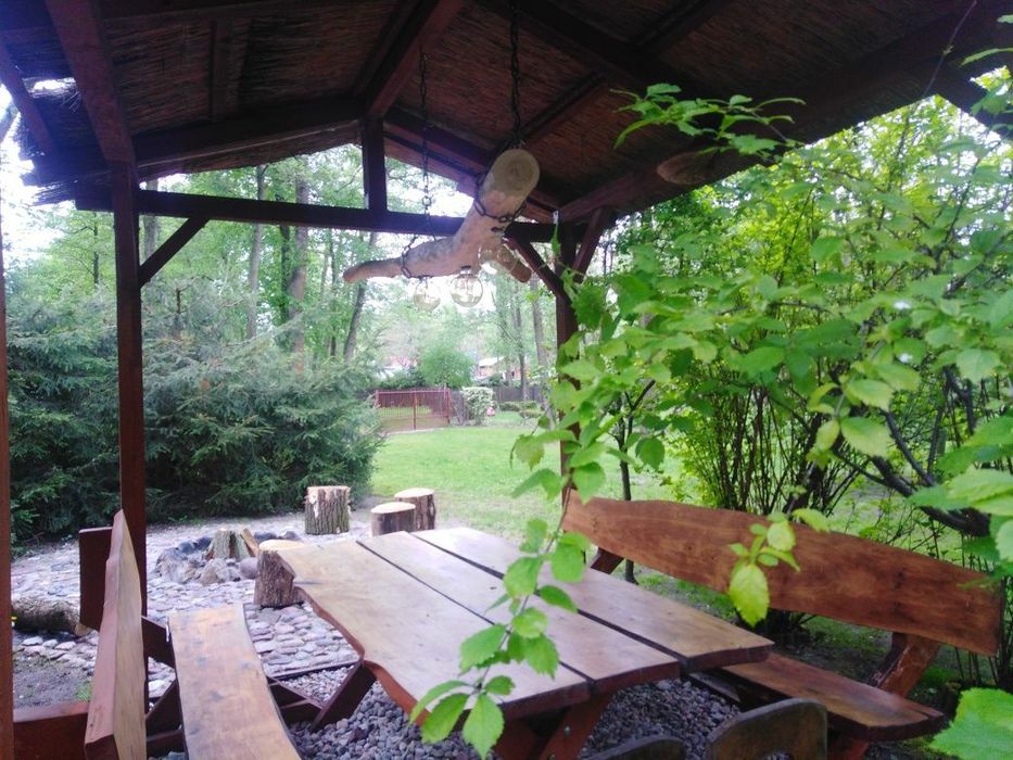 Domek nad jeziorem. Kajak, łódka. Ślesin, Licheń.