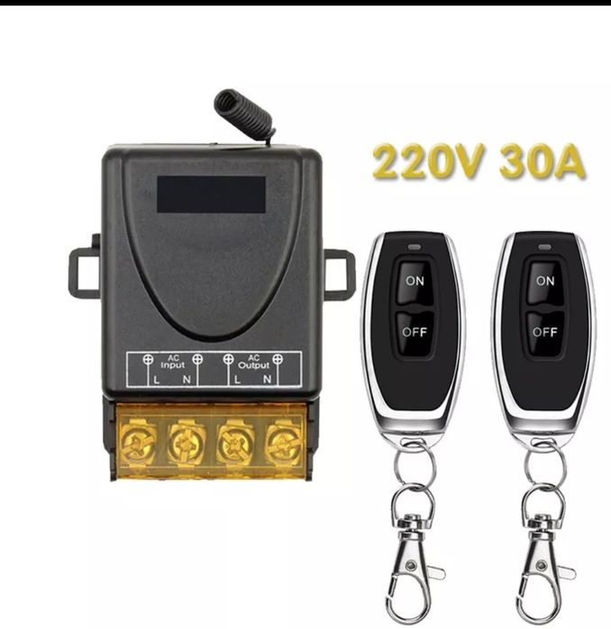 Módulo com comando remoto.