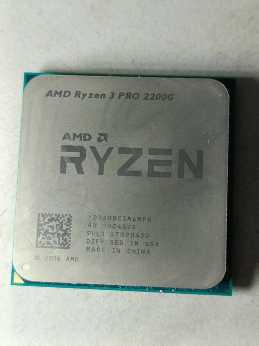 Процесор AMD RYZEN 3 PRO 2200G - sAM4 - 4 ядра 3.6GHz + GPU Vega 8