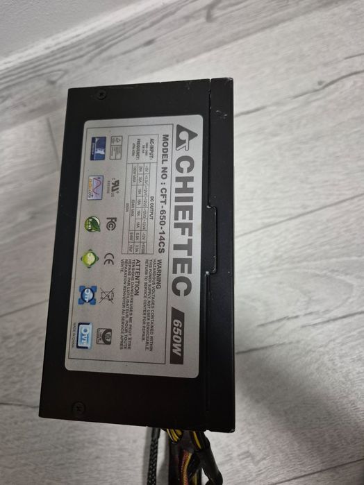 Модульний блок живлення 650W Chieftec CFT-650-14CS