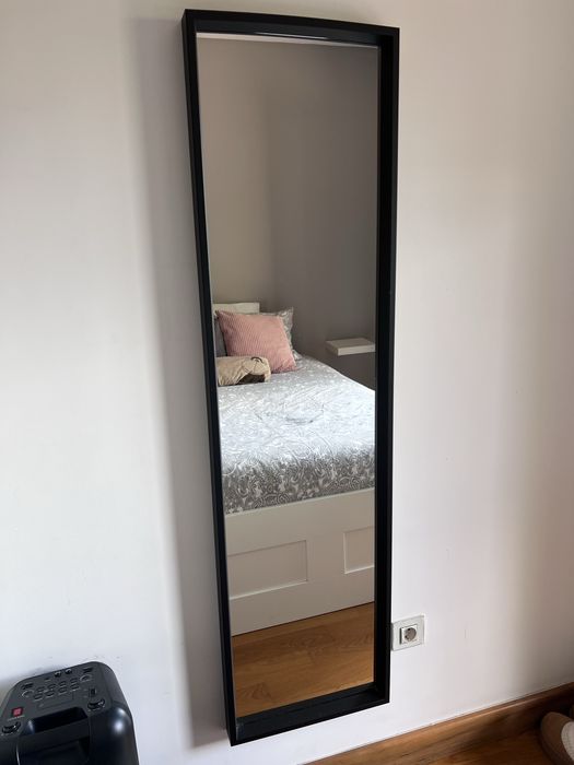 Espelho Ikea preto 40X150 cm