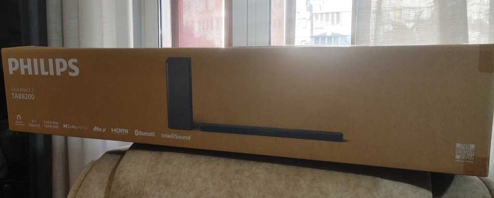 Саундбар Philips TAB8200 2.1 Channel 320W Subwoofer Dolby Atmos