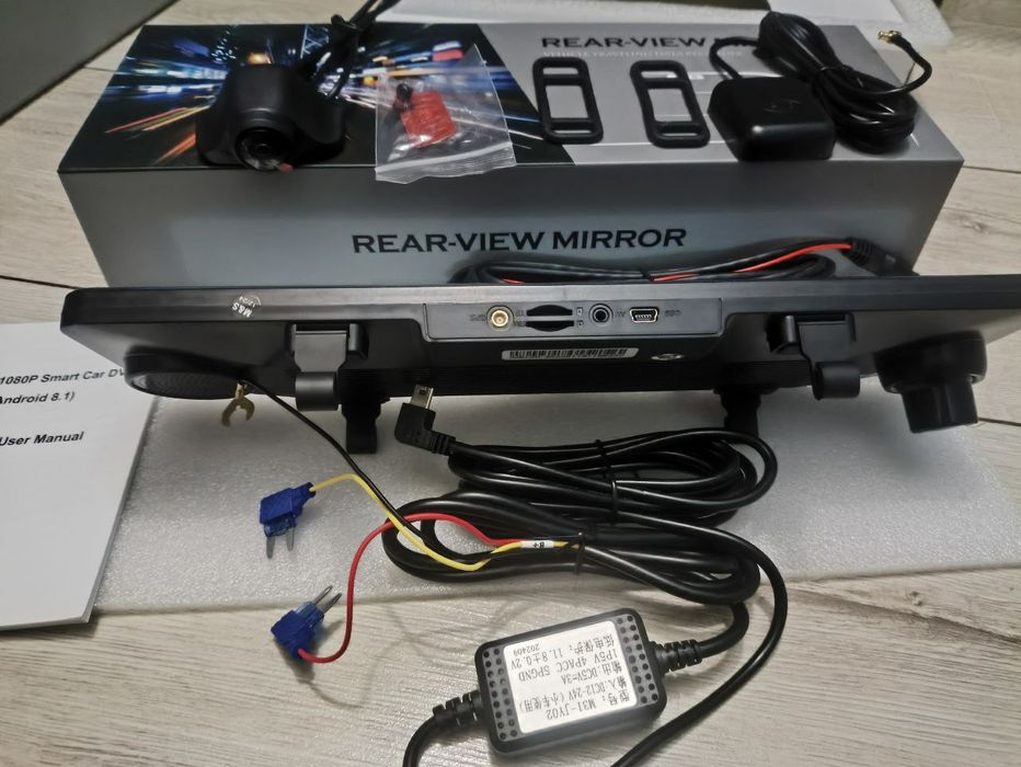 Зеркало видеорегистратор JBE Z73, Android 8.1, 4G, 4/32GB, GPS, ADAS