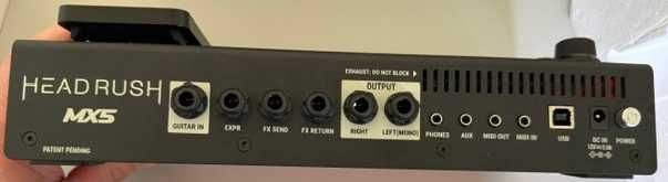 Vendo HeadRush MX5, pedaleira de efeitos e amp modeler para guitarra