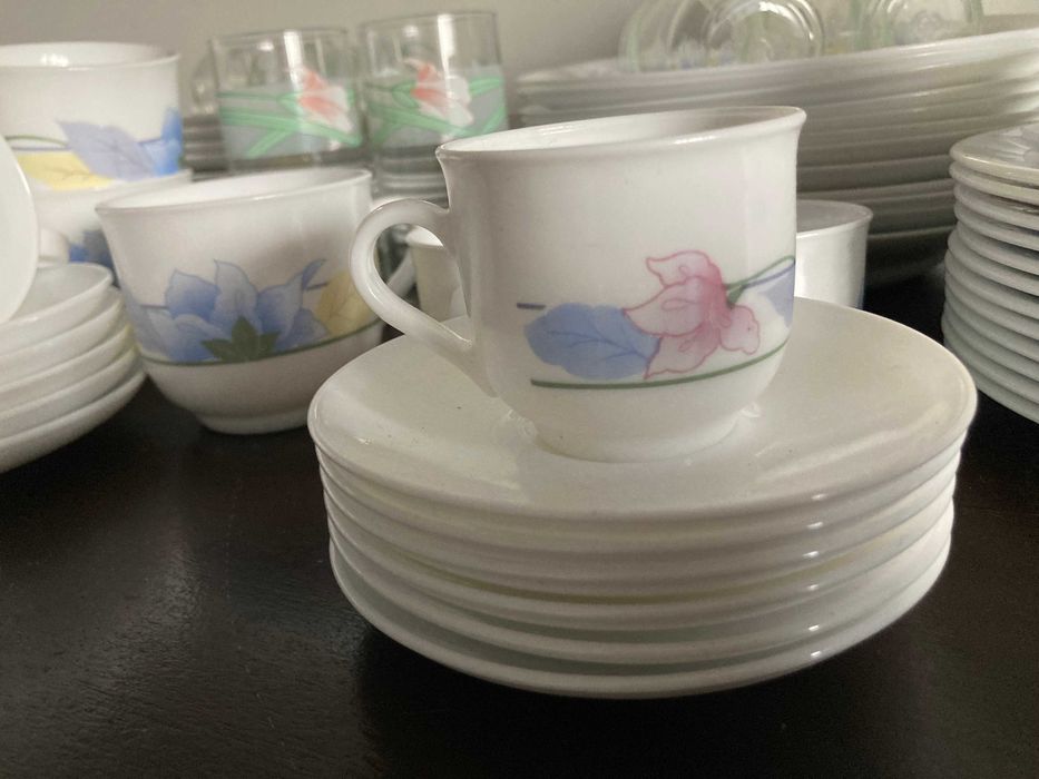 Serviço de café e chá Arcopal 6 pessoas_24 peças