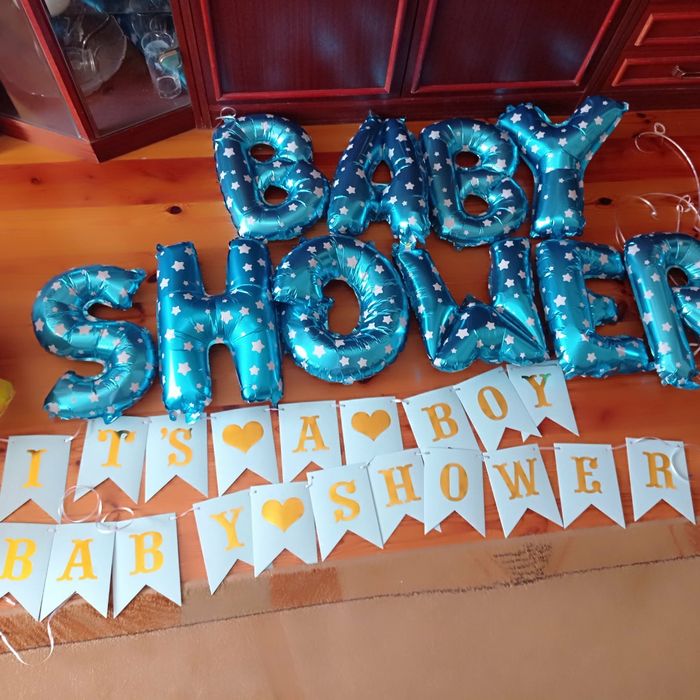 Balony i dekoracje na babyshower