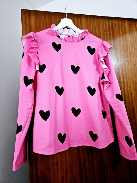 Camisola com corações